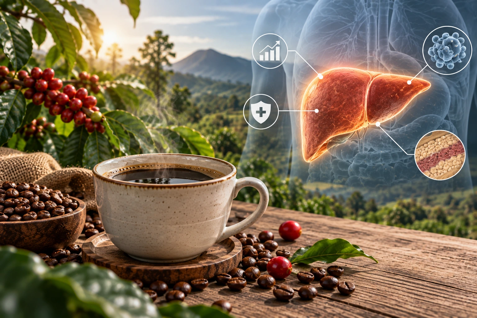 Minum kopi dan kesehatan hati