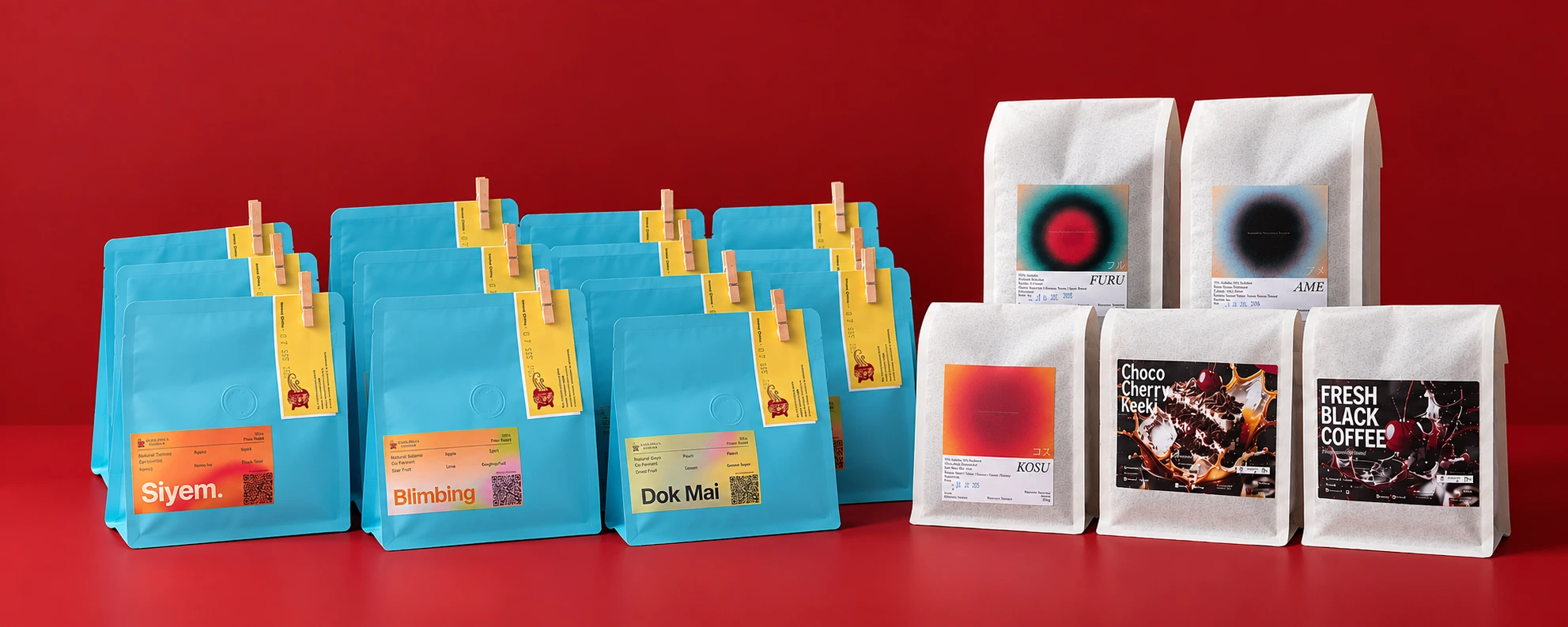 Koleksi kopi sangrai KAMANiKA Roastery