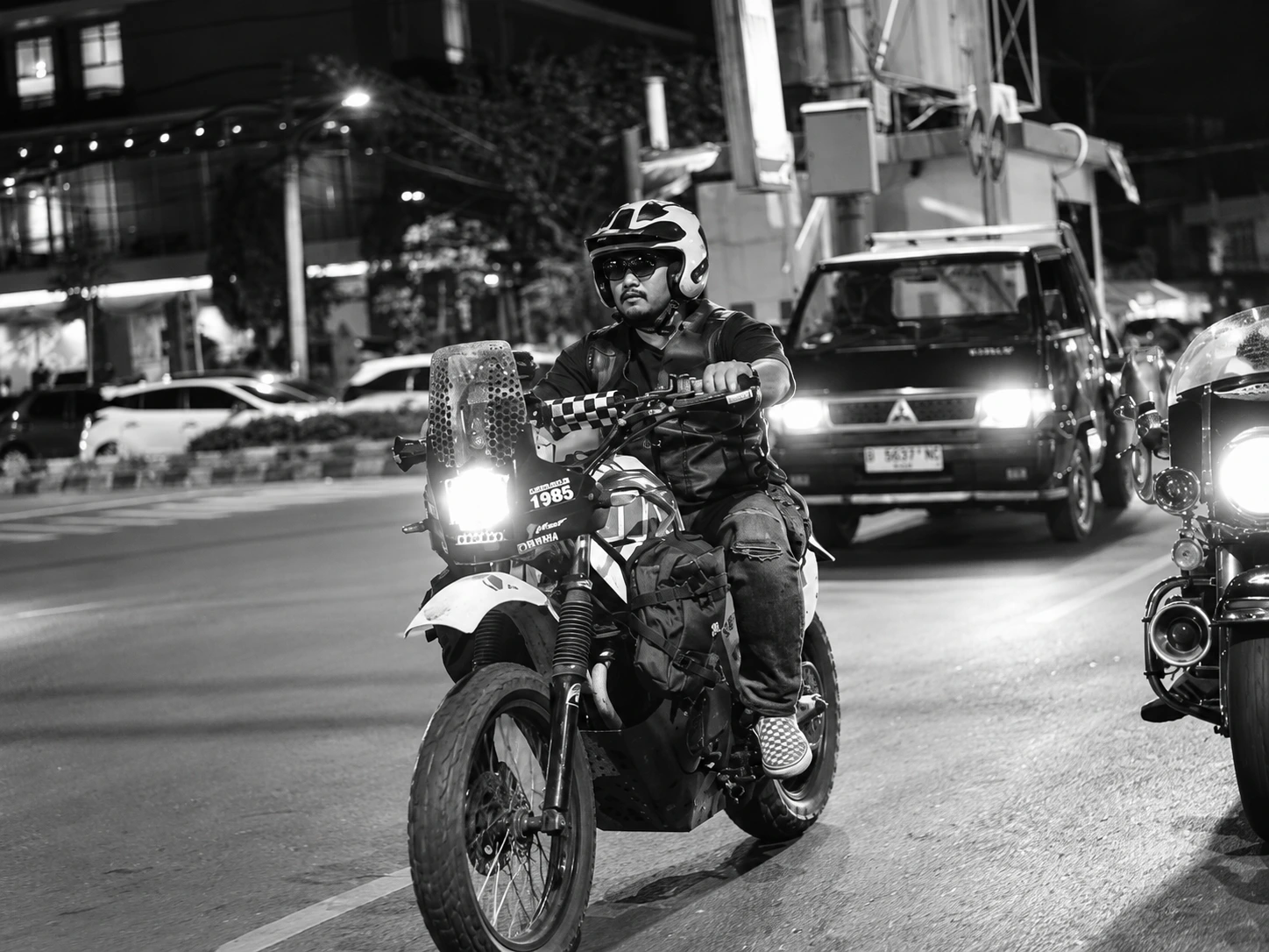 Haries Rahmadika bersama sepeda motor