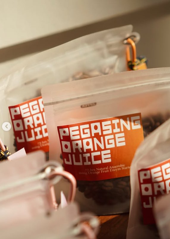 PEGASING ORANGE JUICE